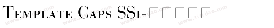 Template Caps SSi字体转换